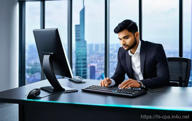 공인회계사 직업 만족도 - **Prompt 1: The Tech-Savvy Chartered Accountant**
    "A young and sharp Indian Chartered Accountant...