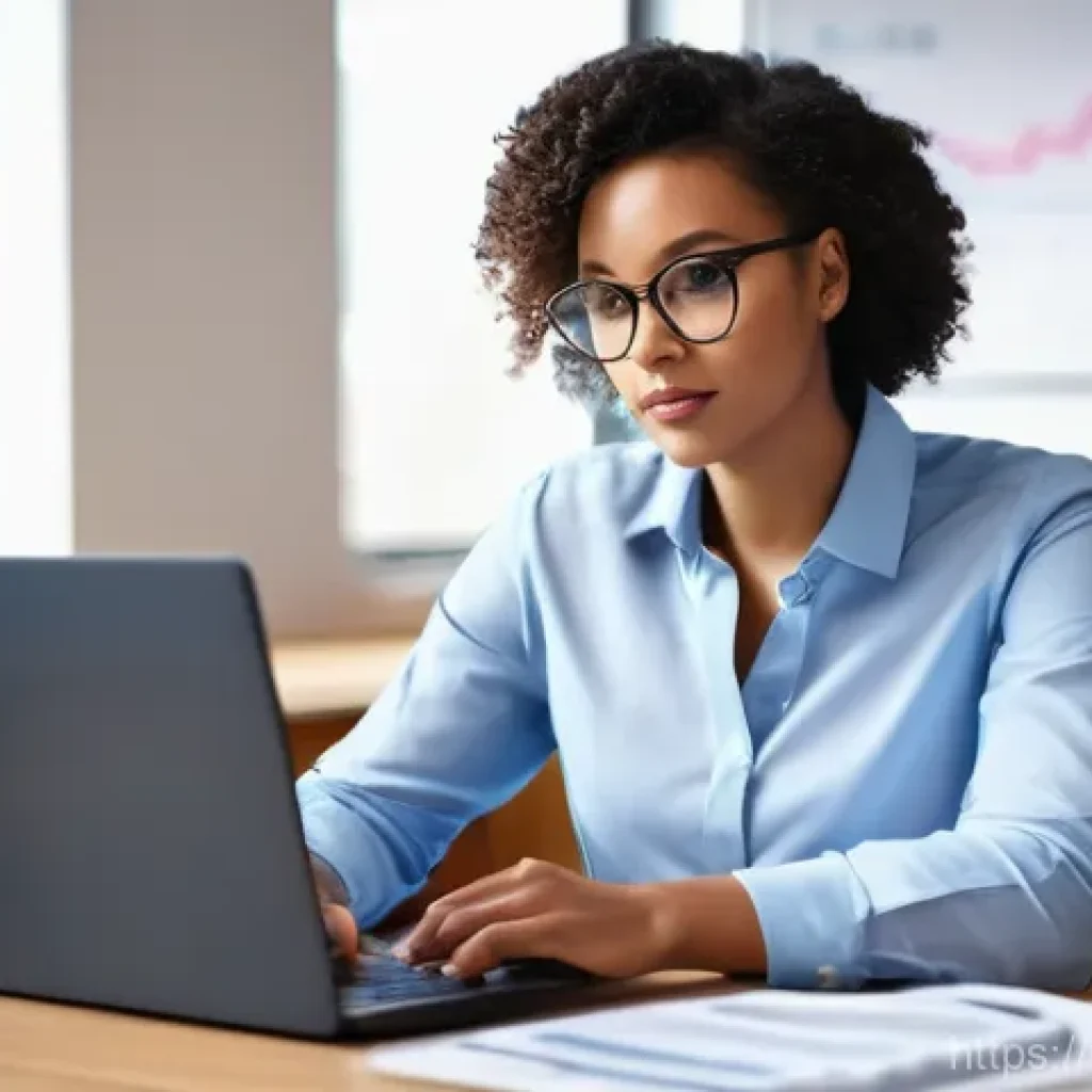 공인회계사 빅4 취업 전략 - **Prompt 1: The Determined Aspiring Professional**
    "A diverse young adult, male or female, in th...