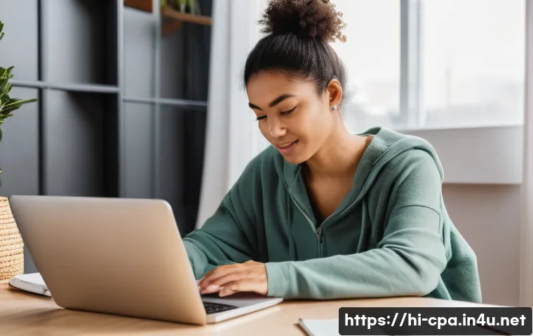 CPA 관련 온라인 강의 비교 - **Prompt:** A diverse woman in her late 20s to early 30s, dressed in comfortable yet stylish loungew...