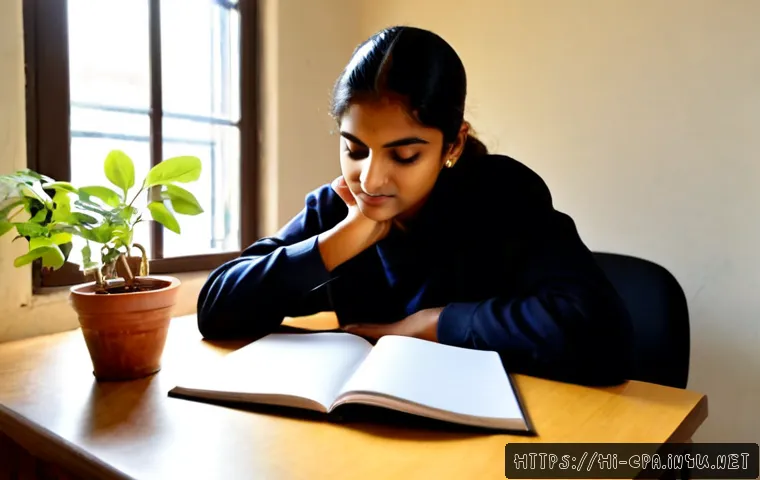 CPA 준비생 건강 관리법 - Photorealistic Indian CPA exam aspirant taking a healthy study break at a tidy home desk, stretching...